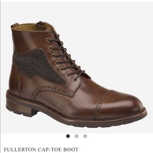 MENS Johnston & Murphy Fullerton Cap-Toe Boot